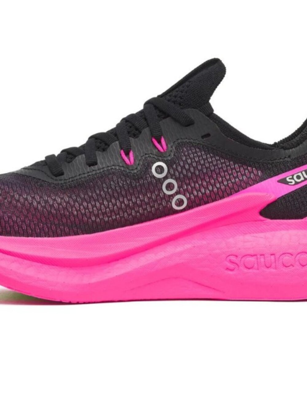 New Saucony sz 8 Endorphin pro 5 Womens running shoe black pink - Picture 5 of 6